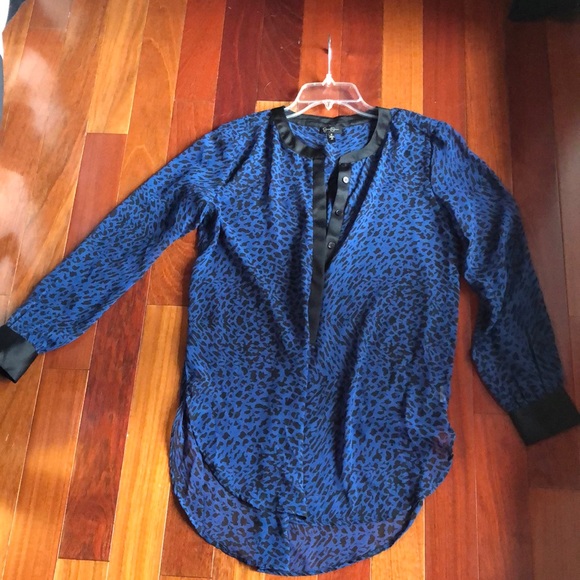 Animal print sheer top! - Picture 2 of 4